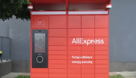 AliExpressi pakiautomaat Poolas. Foto: Wikimedia