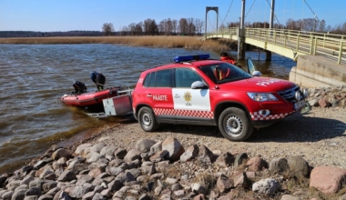 Päästeteenistuse auto Võrus. Foto: Wikimedia