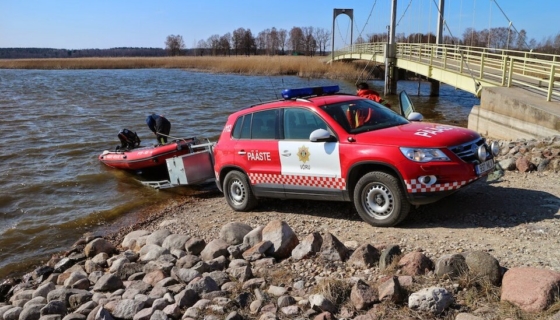 Päästeteenistuse auto Võrus. Foto: Wikimedia