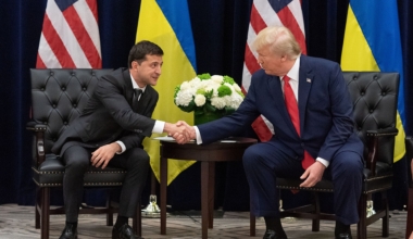 Zelenskõi ja Trumpi kohtumine. Foto: Ukraina presidendi kantselei