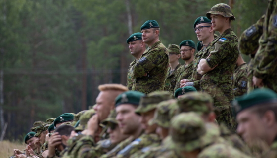 Tegevväelaste väljaõpe. Foto:
Kaitseväe Peastaap/mil.ee