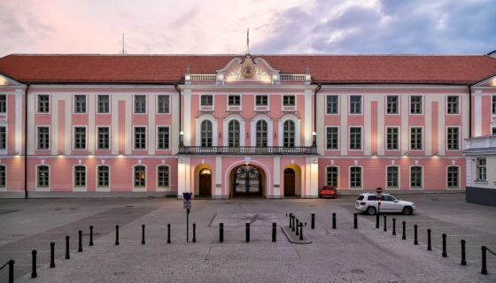 Riigikogu hoone Toompeal. Foto: Jorge Franganillo / Wikimedia