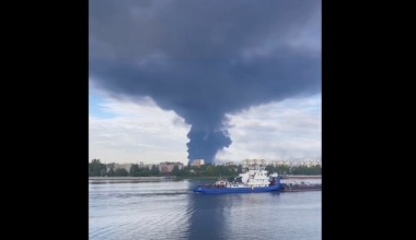 Ukraina ründas taas üht Vene suurimat naftatöötlemistehast. Foto: Kuvatõmmis