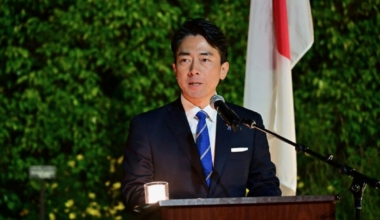 Shinjirō Koizumi. Foto:  Jaapani Kaitseministeerium/ Wikimedia