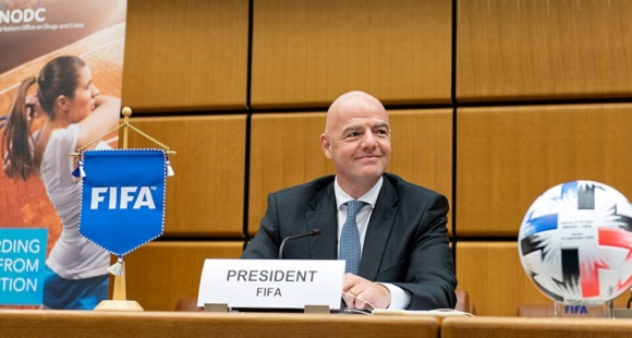 Gianni Infantino. Foto:  ÜRO Uimastite ja Kuritegevuse Büroo/ Wikimedia