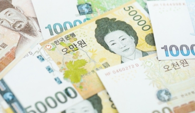 Lõuna-Korea raha. Foto: Envato