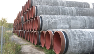 Nord Stream torud. Foto: Pedant01/ Wikimedia