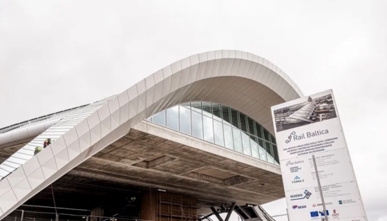 Rail Baltica Riia keskraudteejaam. Foto: Rail Baltica