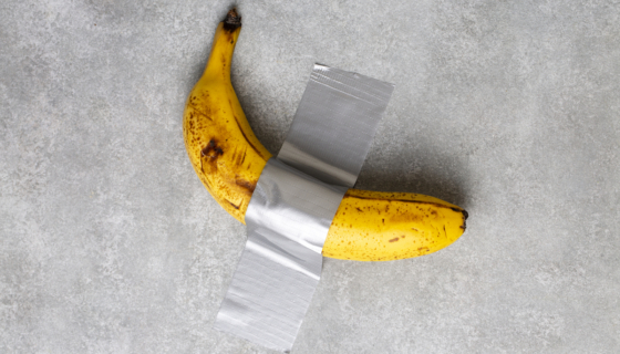 Seinale teibitud banaan. Foto on illustreeriv. Foto: Envato