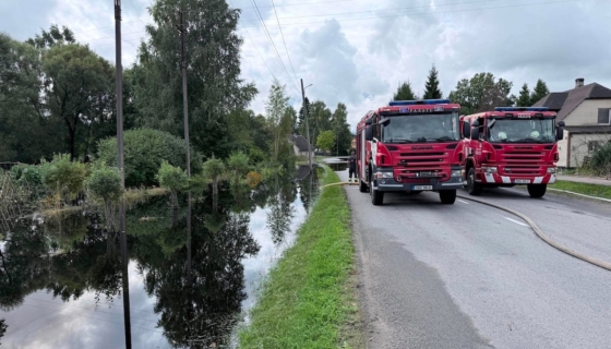 Uputus Pärnus. Foto: Päästeamet