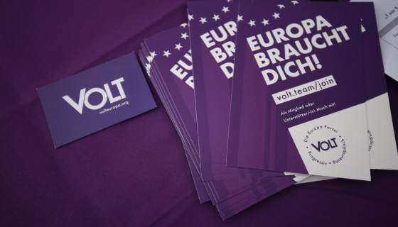 Volt Eesti on üleeuroopalise ühenduse Volt Europa liikmesorganisatsioon. Foto:
Author Henning Schlottmann / WIkimedia