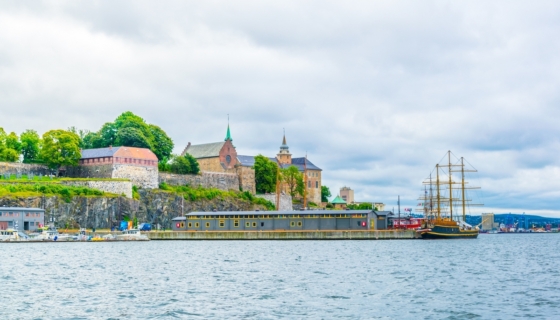 Akershusi loss Norra pealinnas Oslos. Foto: Envato