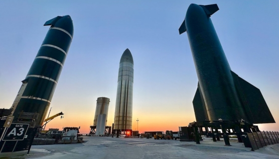 SpaceX Starship Rocket Gardenis, SpaceX Starbase'is Texases. Foto: Steve Jurvetson / WIkimedia