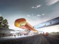 RB Pärnu reisiterminali visuaal. Foto: Rail Baltic