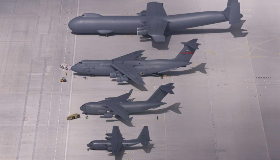 Radia esitleb oma WindRunneri sõjalist versiooni viisina toetada olemasolevaid strateegilisi transpordilennukeid, mis on endiselt kasutusel, kuid mille tootmine on lõppenud – nagu C-130 Hercules, C-5 Galaxy ja C-17 Globemaster III –, lisades samal ajal võimekust mahukateks vedudeks. (Foto: Radia)